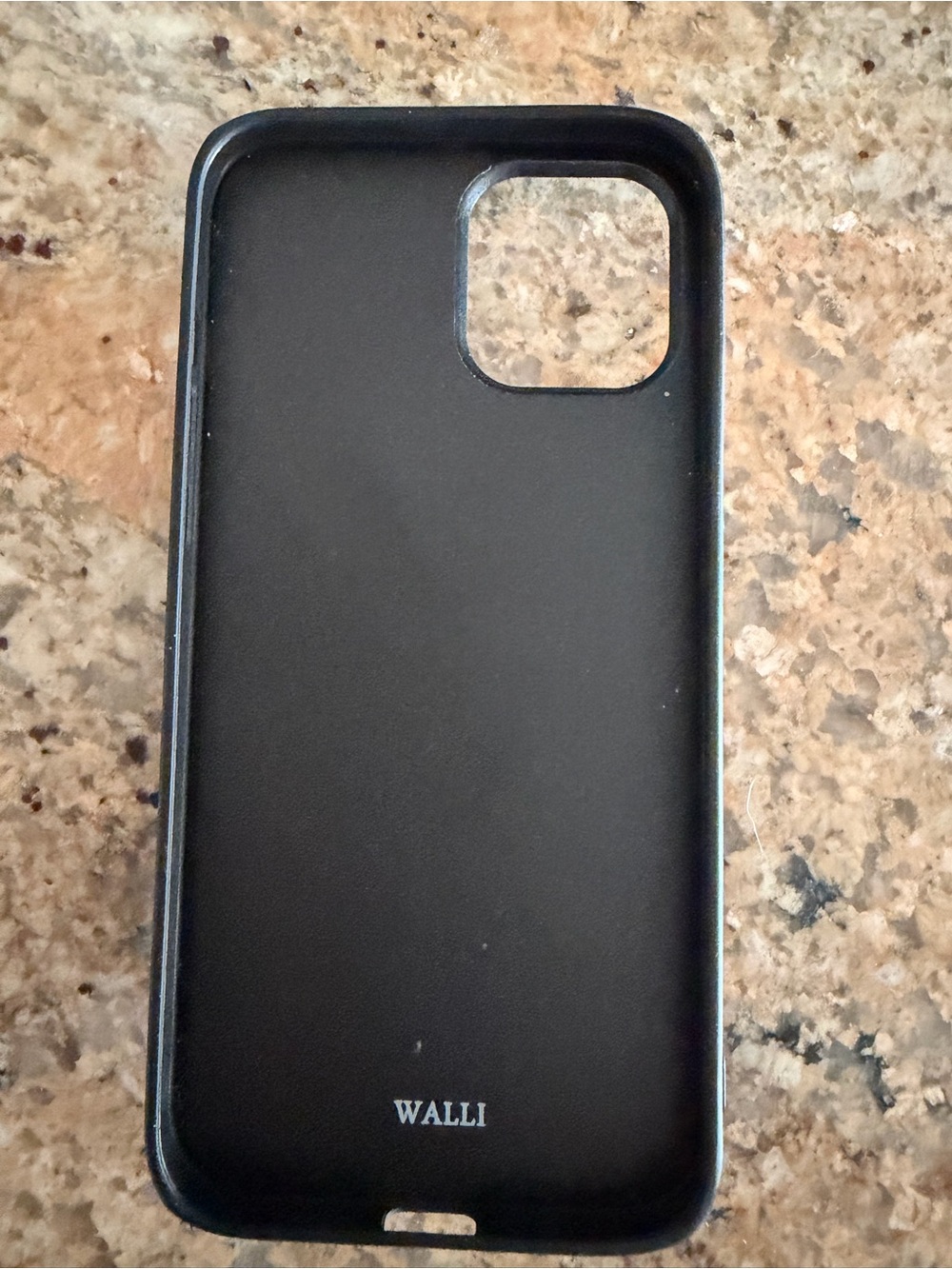 Walli Black Slim Protective Phone Case I phone 12-14 pro max